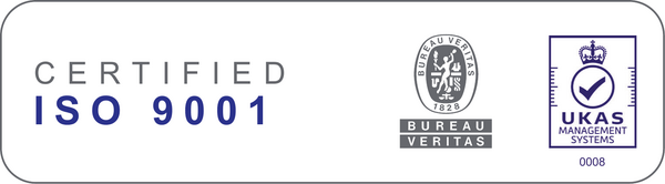 Bureau Veritas ISO 9001 UKAS accreditation 0008 trio composite