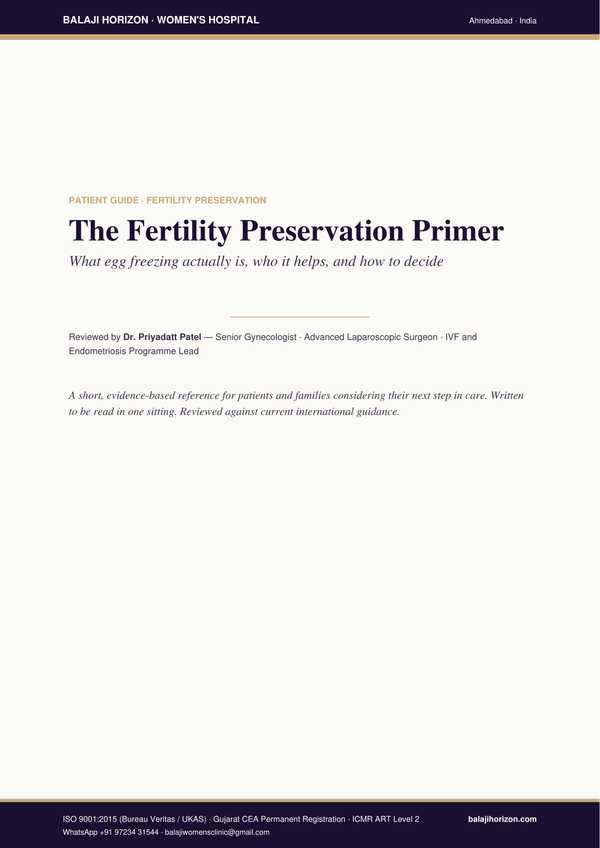 Fertility Preservation Primer cover