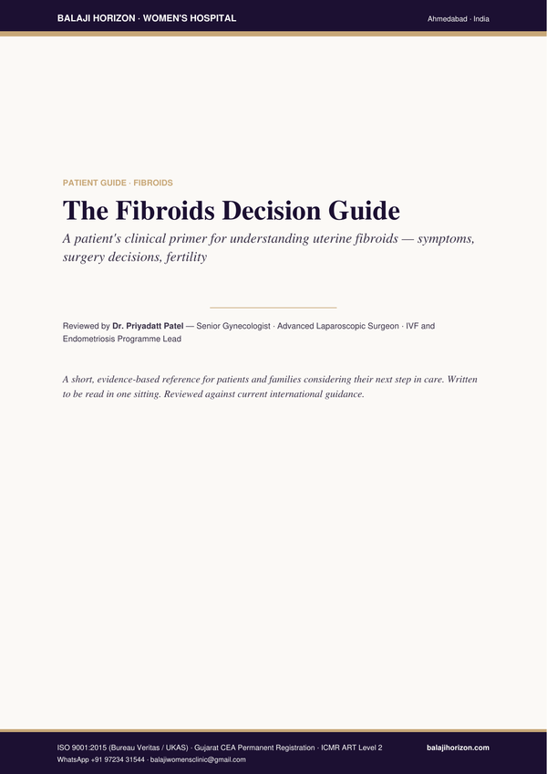 Fibroids Decision Guide cover
