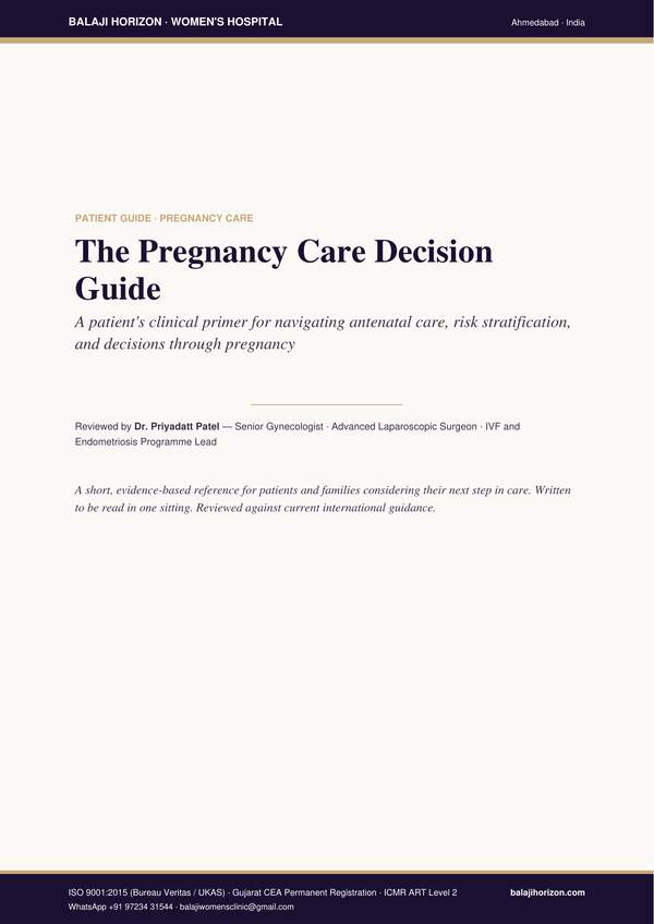 Pregnancy Care Decision Guide cover
