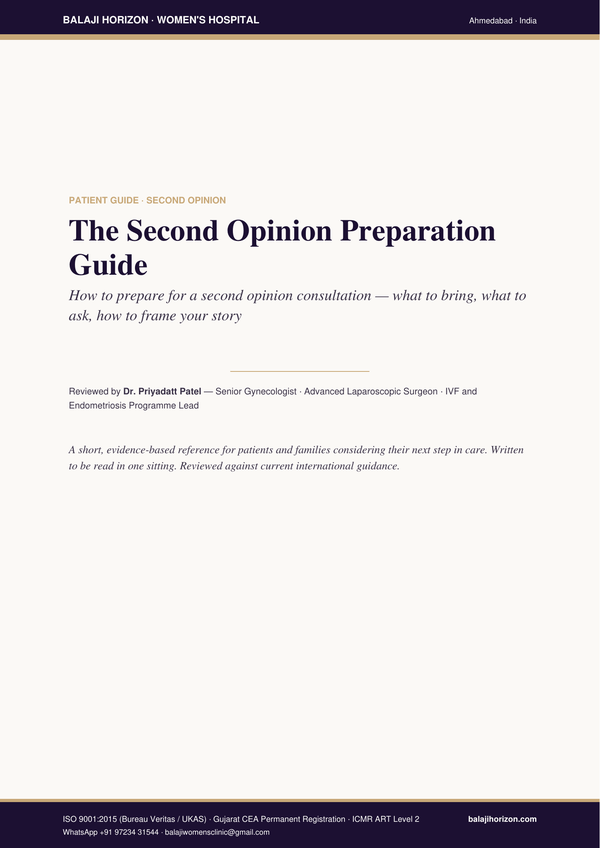 Second Opinion Preparation Guide cover